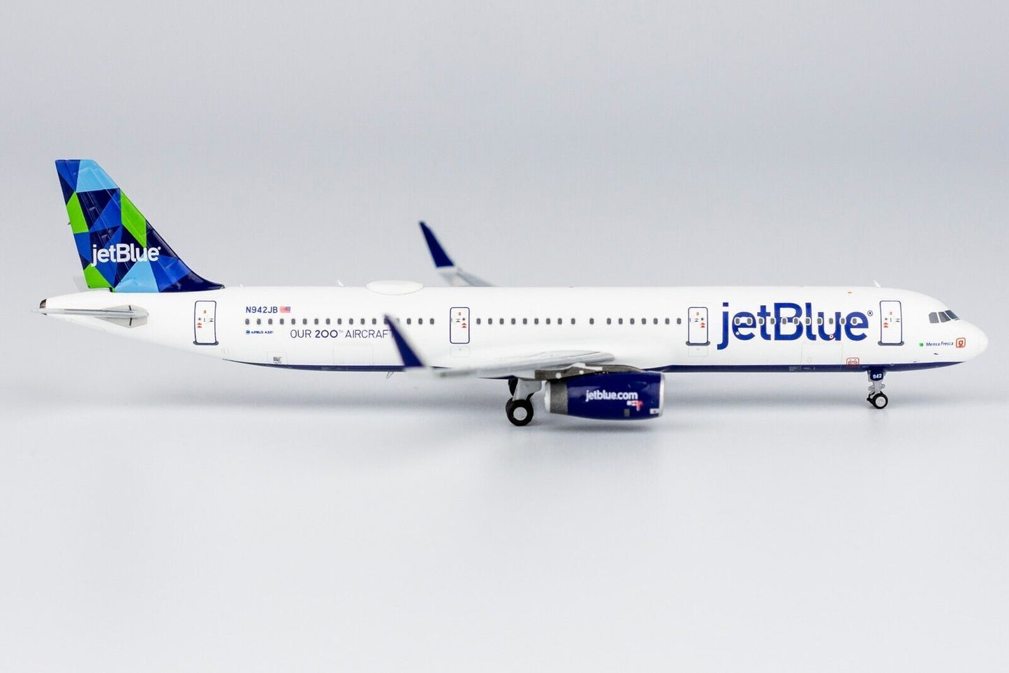 1:400 NG Model JetBlue AIRBUS A321 Passenger Airplane Diecast Aircraft Model