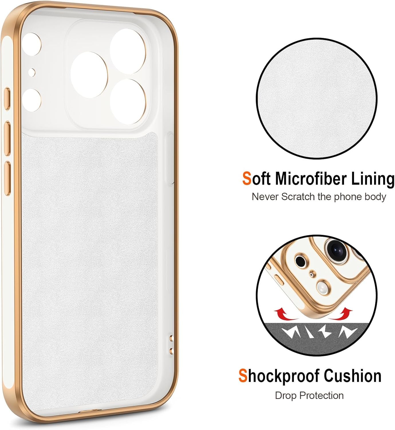 for Iphone 17 Pro Case with Ring Stand, 360° Rotatable Ring Holder Magnetic Kick