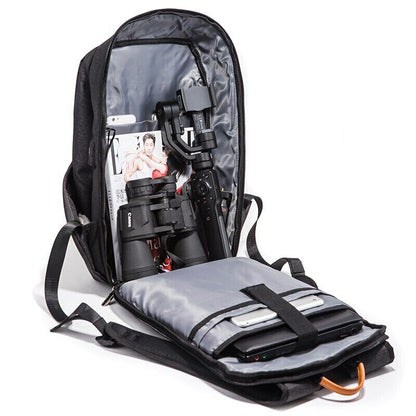 Men Casual Multifunction Travel Backpacks USB Charging Laptop Bag School Women