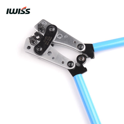 IWISS HX-50B 6-50mm² Wire Terminal Cable Lug Crimper Cu/Al Terminal Ratchet