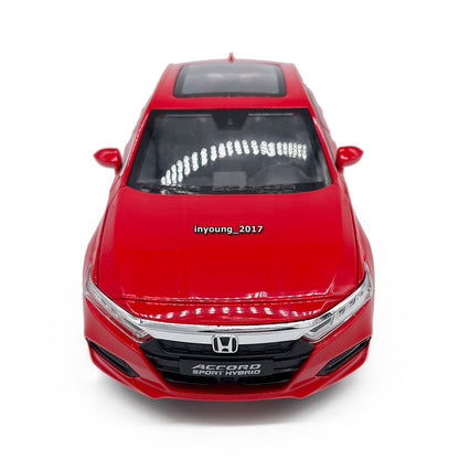 1/24 Scale 2023 Honda Accord Model Car Diecast Toy Cars Boys Toys for Kids Gifts
