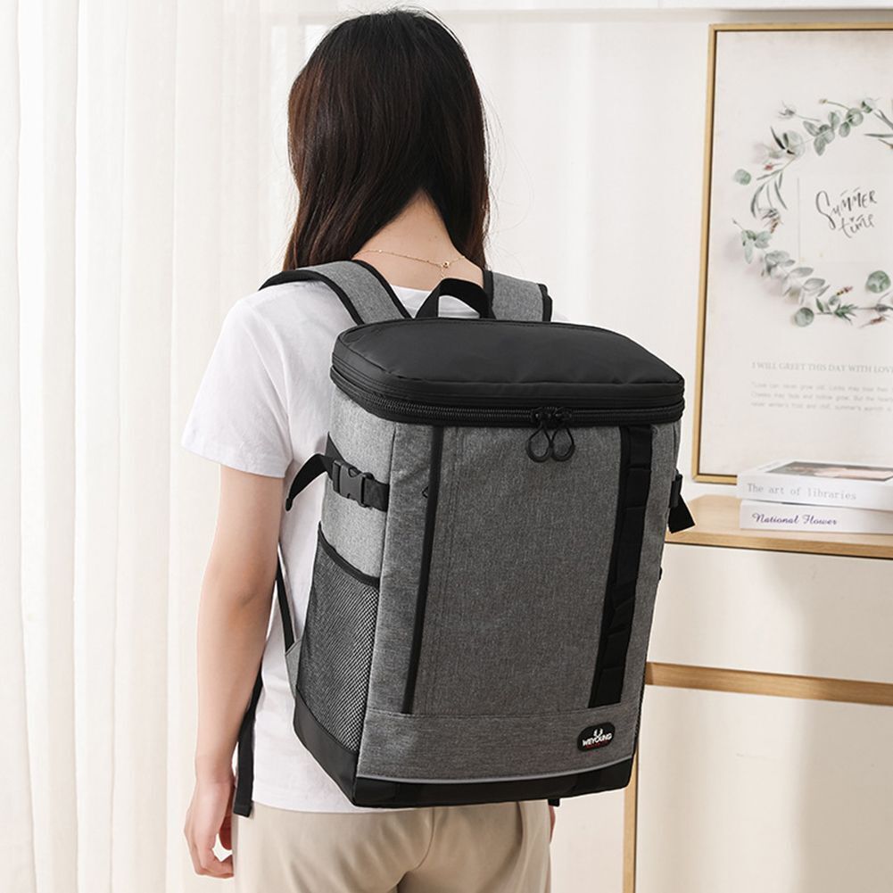 18/24l Thermal Cooler Backpack Large Capacity Camping Cooler Bag Waterproof Kit