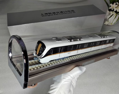 1:68 43CM Shanghai Railway Transit Line 15 Passenger Car Trains Diecast Model
