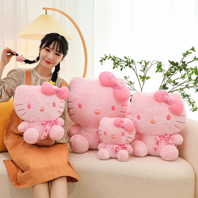 Hello Kitty Plush Toy Cherry Blossom Cat Doll Girl's Birthday Gift
