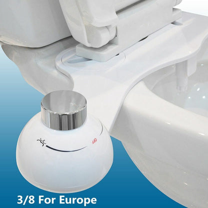 Bidet Ultra Thin Non Electric Toilet Seat Dual Nozzle Bidet Sprayer Fresh Water
