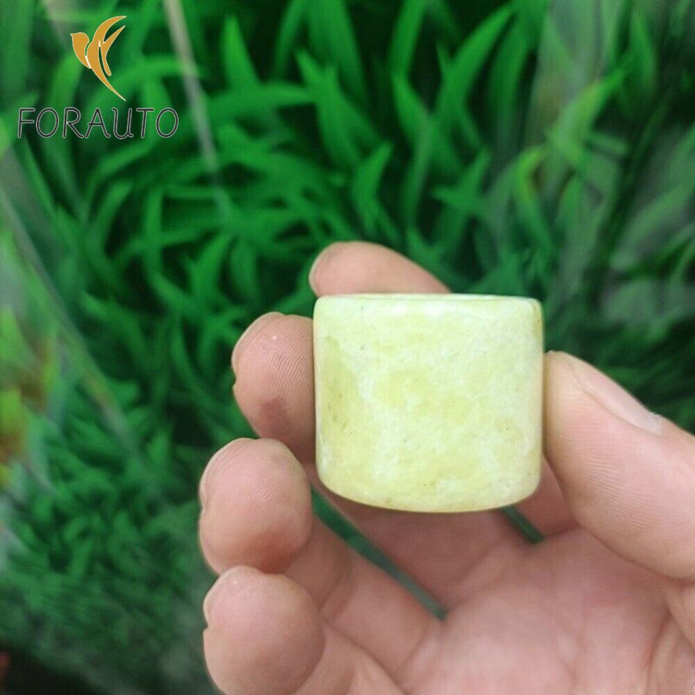 Exquisite Old Chinese Jade Handmade Wrench Ring -