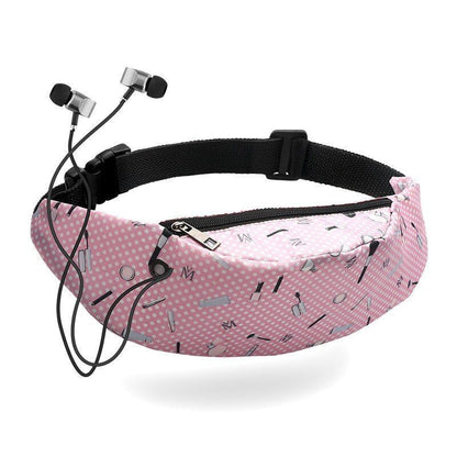 Women Waist Bag Waterproof Canvas Belt Bag Fanny Pack Sling Bags Phone Pouch 1PC