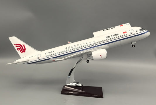 47CM 1:82 AIR CHINA COMAC C919 Plane Airplane Landing gear Resin Aircraft Model
