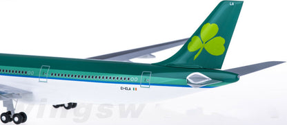 1:200 32CM Hogan Aer Lingus AIRBUS A330-300 Passenger Airplane ABS Plastic Model