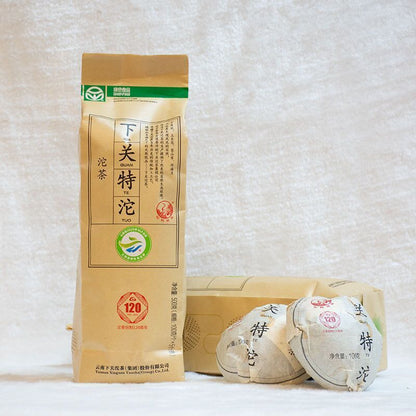 2022 XIAGUAN XIA GUAN TE TUO Pu-erh Tea Tuo Raw Premium Grade Te Ji Tuo Cha 500g
