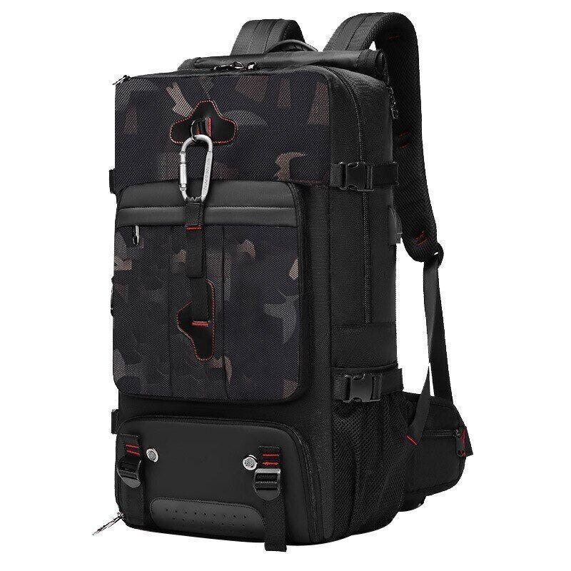 New Men's Travel Bag Backpack Luggage Bag Hiking Outdoor Mountaineering Bag