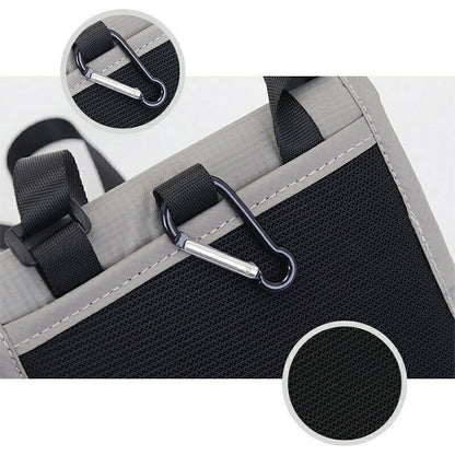 Rfid Protection Bag Travel Small Coin Purse Zipper Nylon 14*20cm Pink Grey Black