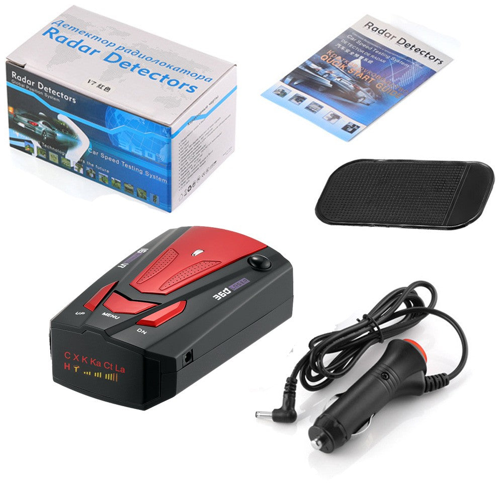 360 Degree Car 16 Band V7 GPS Speed Safety Radar Detector Voice Alert Laser Lot