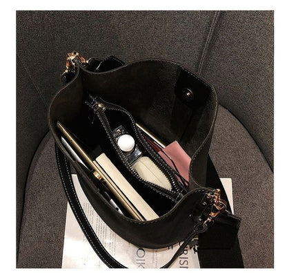 Bucket Shoulder Bag Single Shoulder Large Capacity Messenger Broadband Handbag