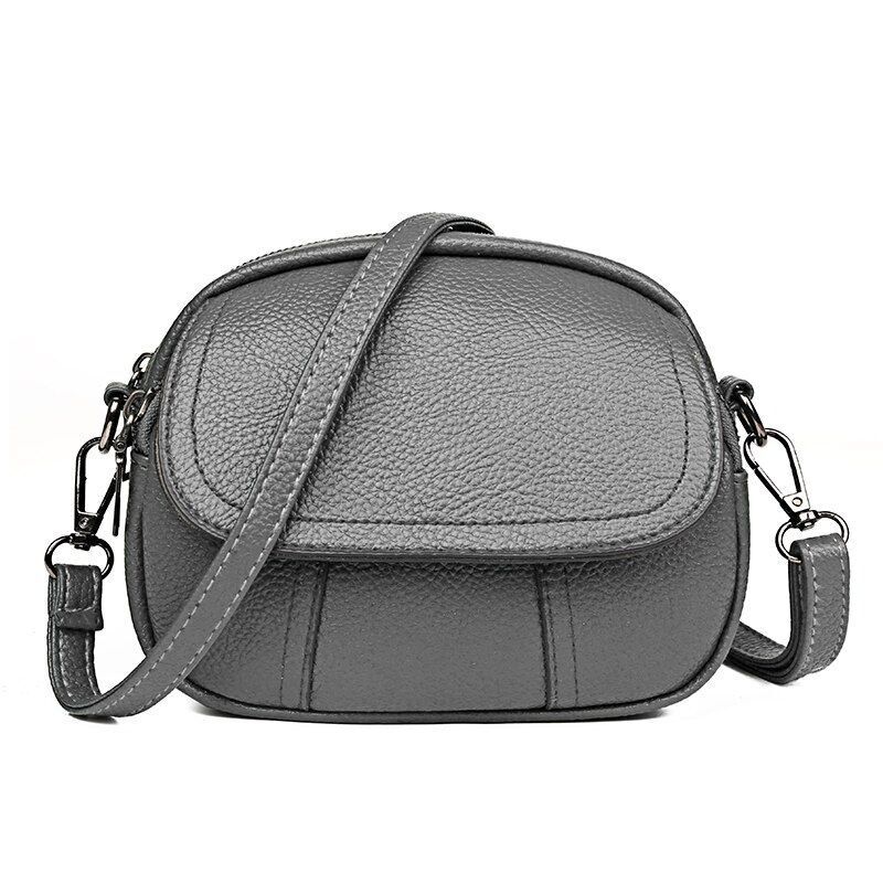 Autumn Fashion Shell Bag Synthetic Leather Shoulder Purse Elegant Luxury Travel