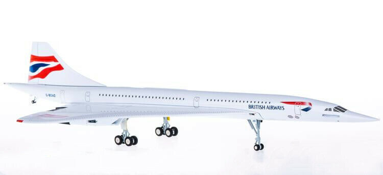 1:200 31CM Hogan BRITISH AIRWAYS Concorde Passenger Aircraft Diecast Plane Model