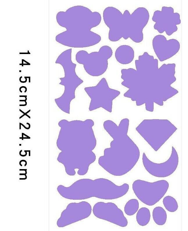 Self Adhesive Patches Various Pattern Repair Washable Stick On Clothing Sticker