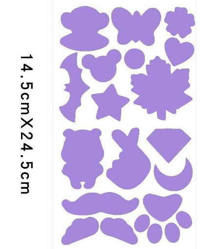 Self Adhesive Patches Various Pattern Repair Washable Stick On Clothing Sticker