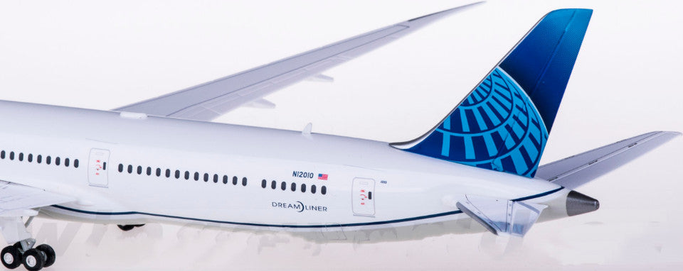 1:200 34CM Herpa UNITED BOEING 787-10 Passenger Airplane ABS Plastic Plane Model