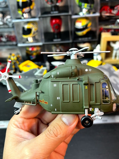 Chinese Z-20 Helicopter Alloy Aircraft Model Cartoon Version