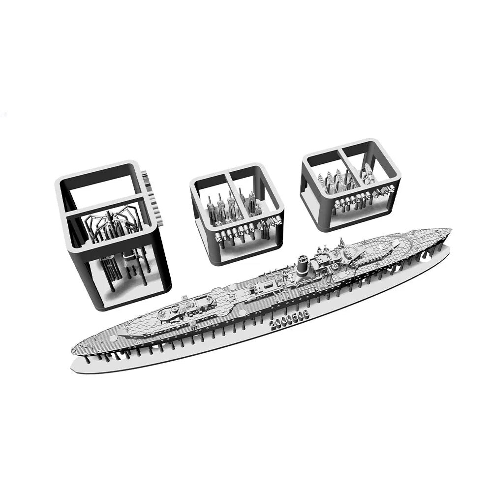 SSMODEL SS2000508 1/2000 Military Model Kit German EmdeLight Cruiser