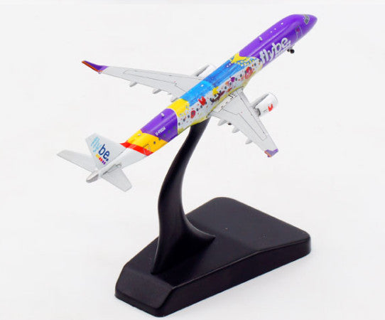 1:400 JC Wings Flybe Embraer ERJ-190 Passenger Airplane Diecast Aircraft Model