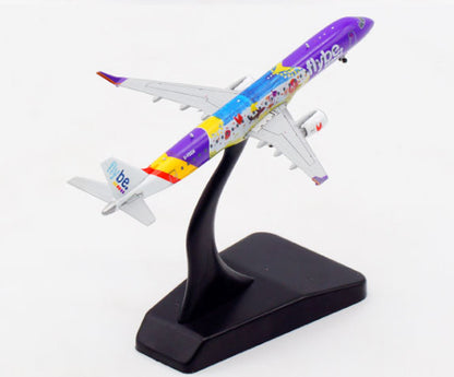 1:400 JC Wings Flybe Embraer ERJ-190 Passenger Airplane Diecast Aircraft Model