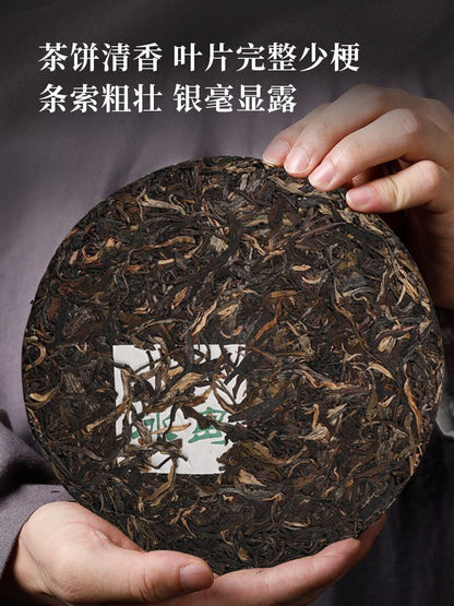 Iceland Puerh Tea Raw Tea Yunnan Menghu Cake Tea Ancient Tree Spring Tea 357g