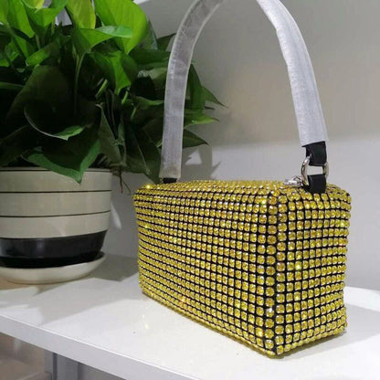 Evening Bag Purse Clutch Wedding Small Handbag Women Rhinestone Shoulder Bag 1PC