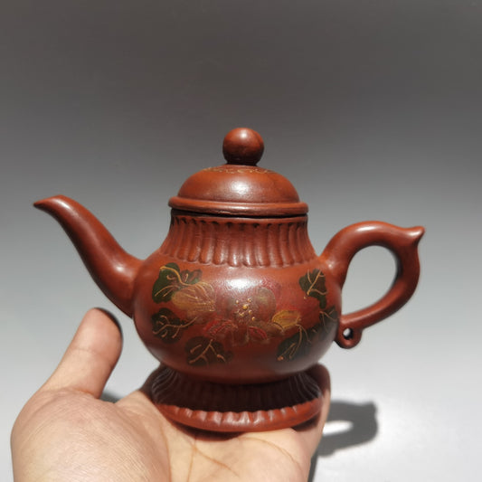 Collection Chinese Vintage Yixing Zisha Clay Exquisite Zisha Teapot Tea Set