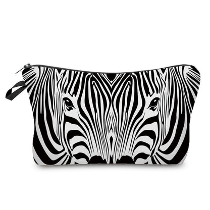 Personalized Pretty Makeup Bag Leopard Print Cosmetic Bags Multifunction Travel