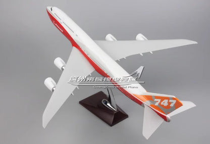 47CM 1:160 BOEING 747-8 N6067E Passenger Plane Aeroplane Resin Aircraft Model