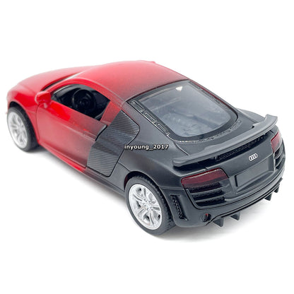 1/36 Audi R8 GT Model Car Diecast Toy Cars Metal Vehicle for Kids Adults Red