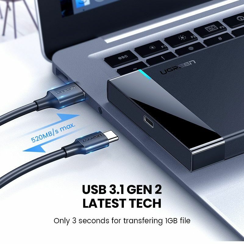 HDD Case 2.5 SATA to USB 3.0 Adapter Hard Drive Enclosure SSD Disk Box Type C