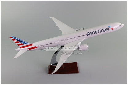 47CM American BOEING 777 N776AN Passenger Airplane Resin Aircraft Plane Model
