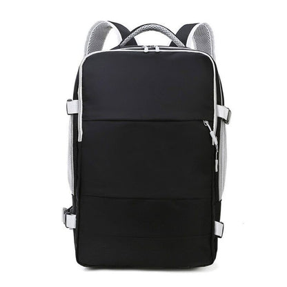 Pink Women Travel Backpack Daypack Bag with Luggage Port Backpack