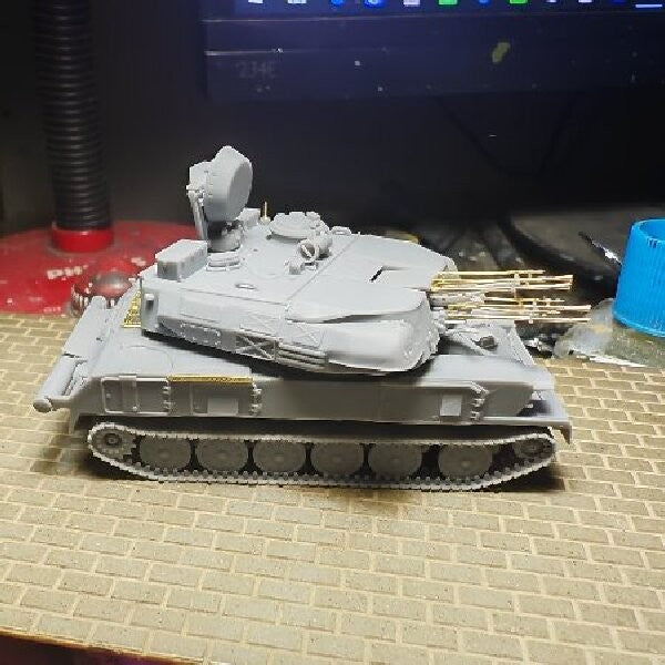3D Printed 1/72 Russia Zsu234 Shilekha River Finished Tank Product