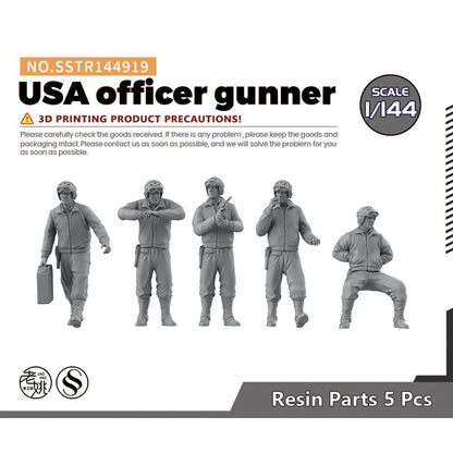 SSMODEL SSTR144919 1/144 Character Model USA officer gunner