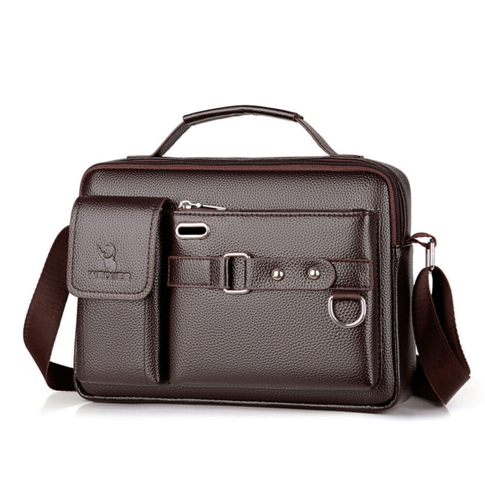 Handbag Business Leather Crossbody Bag Shoulder Bag Briefcase Messenger Bag