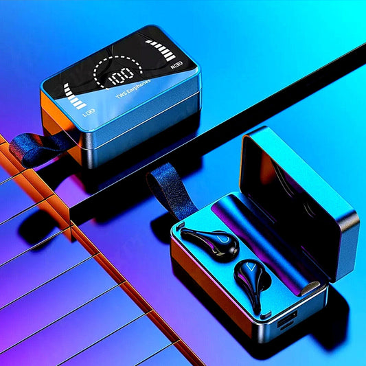 Bluetooth 5.0 Earbuds Wireless Earphones TWS Stereo Deep Bass in-Ear Headphones