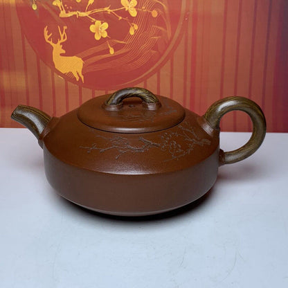 Vintage Chinese Yixing Purple Clay Teapot Zisha Ceremony Fashion Nice Teaware