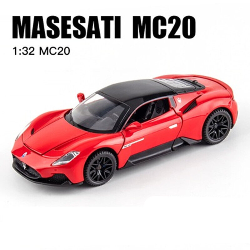 1:32 Maserati MC20 Cabrio Dicast Model Toy Car Vehicle Collection Gift Kid Sound