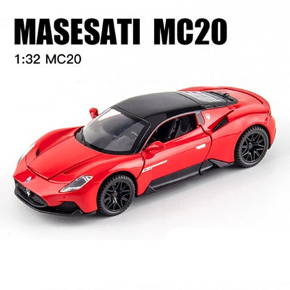 1:32 Maserati MC20 Cabrio Dicast Model Toy Car Vehicle Collection Gift Kid Sound