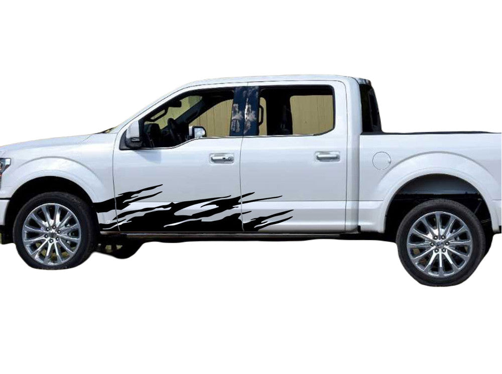 Custom Graphic Mud Splash Decal Kit For All Car models Side Door Sticker