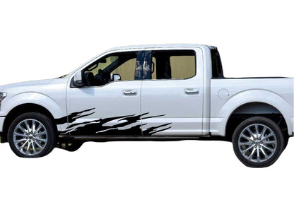 Custom Graphic Mud Splash Decal Kit For All Car models Side Door Sticker