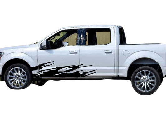 Custom Graphic Mud Splash Decal Kit For All Car models Side Door Sticker
