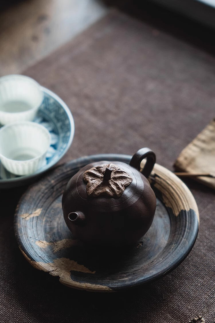 120cc chinese Yixing Handmade Zisha teapot Purple clay QieZi Hu Gongfu Tea Pot