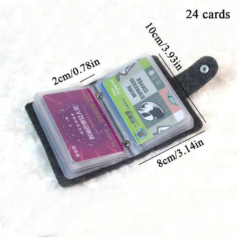 24 Cards Card Wallet Card Holder Card Bag Bus Bank Card Holder Credit Card Case