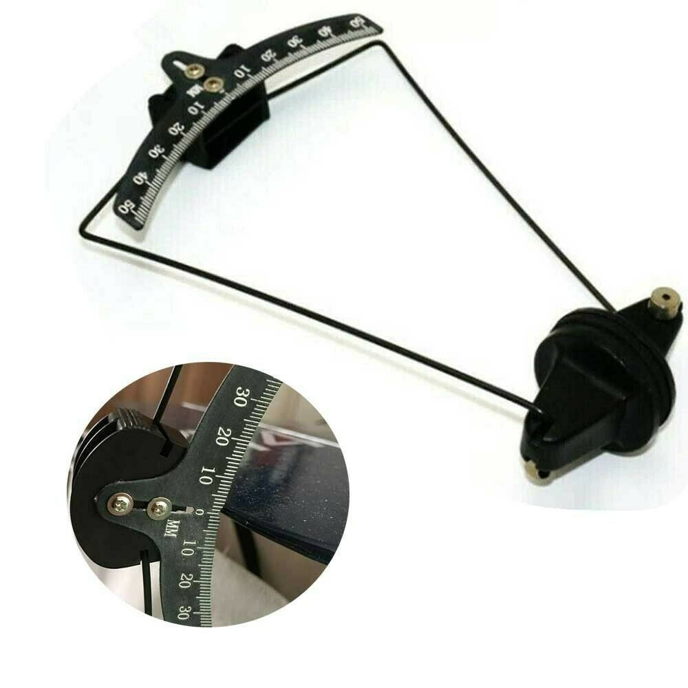 Aluminum+Plastic Aileron Angle Meter Airplane Measure Tool 0-50° RC Fixed Tool