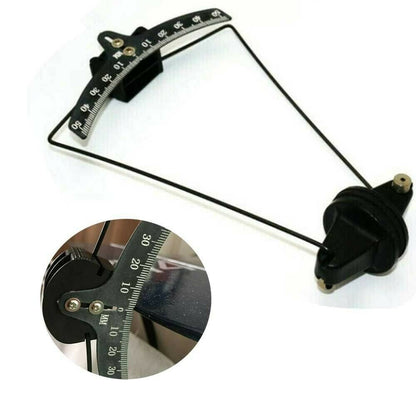 Aluminum+Plastic Aileron Angle Meter Airplane Measure Tool 0-50° RC Fixed Tool